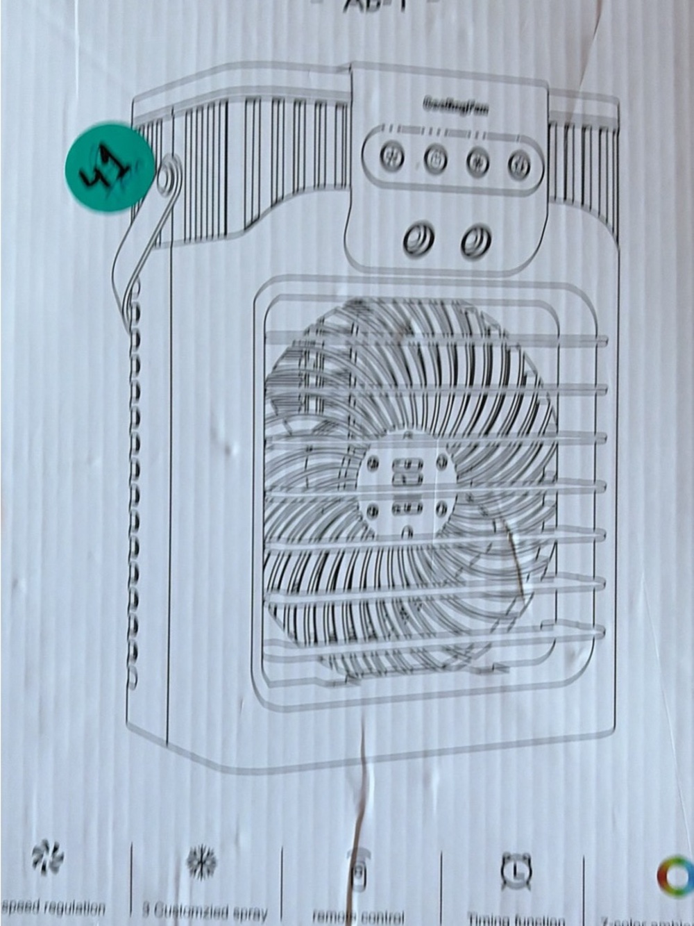 Portable cooling Personal Fan